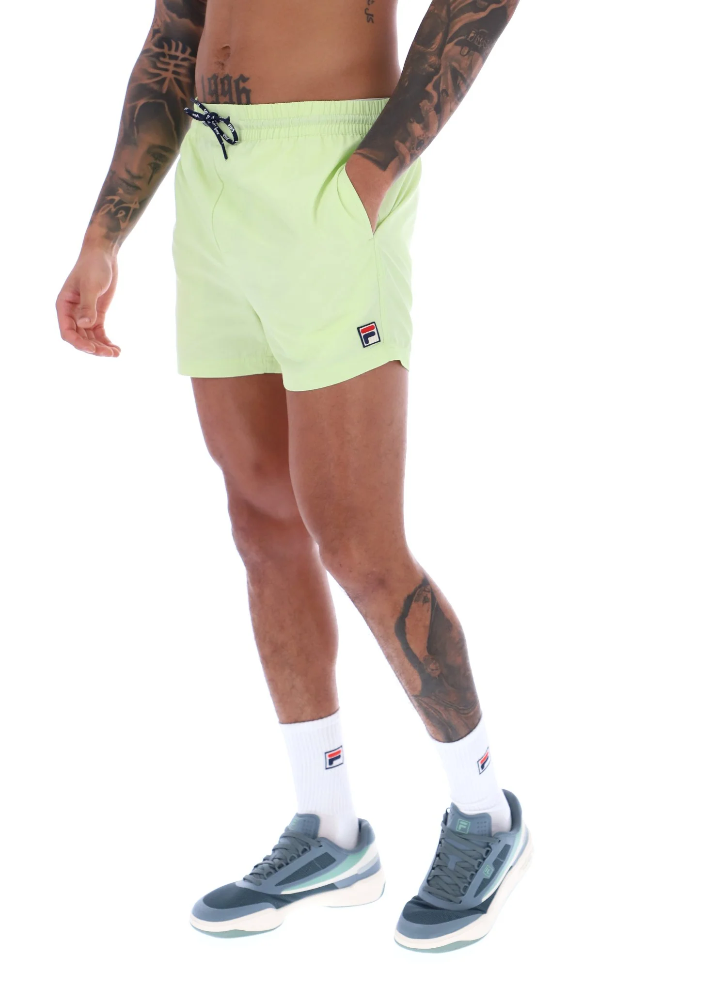 Shadow Lime Artoni Swim Short - Image 4