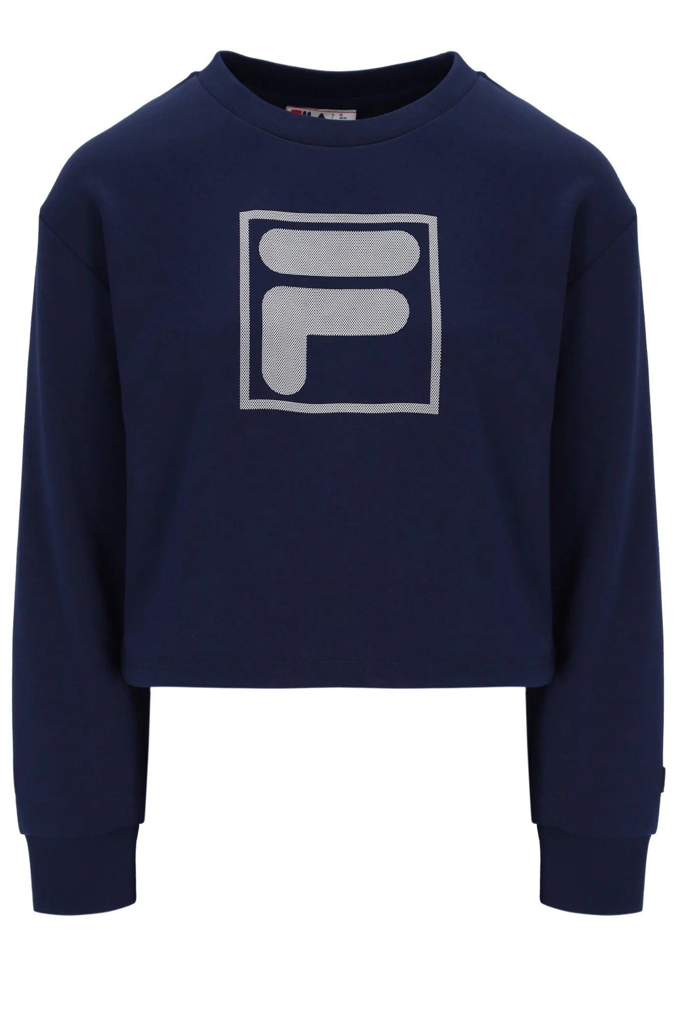 Fila Navy Jorie Wide Crew Neck Sweatshirt - Image 2