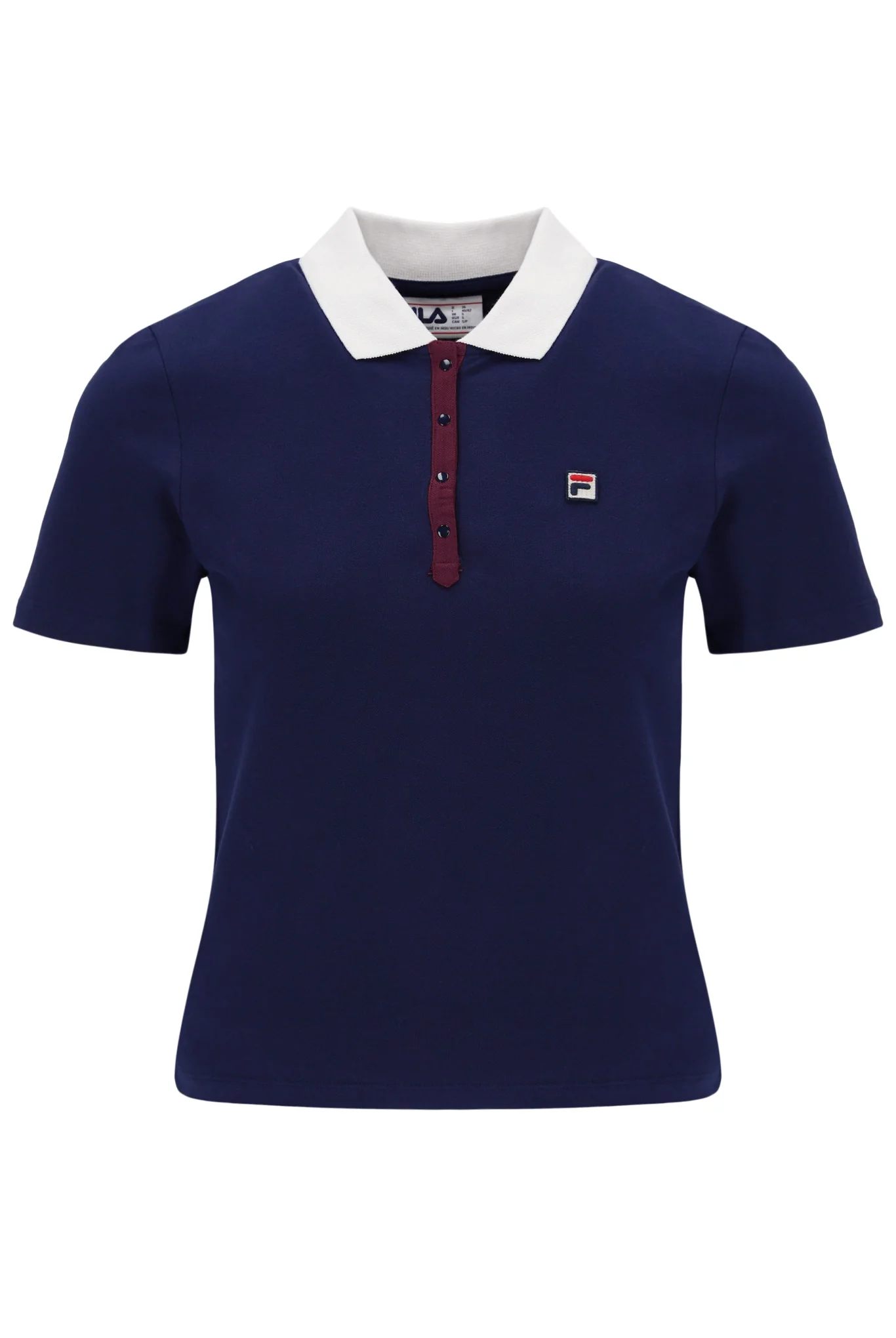 Fila Navy Juno Fitted Iconic Polo - Image 9