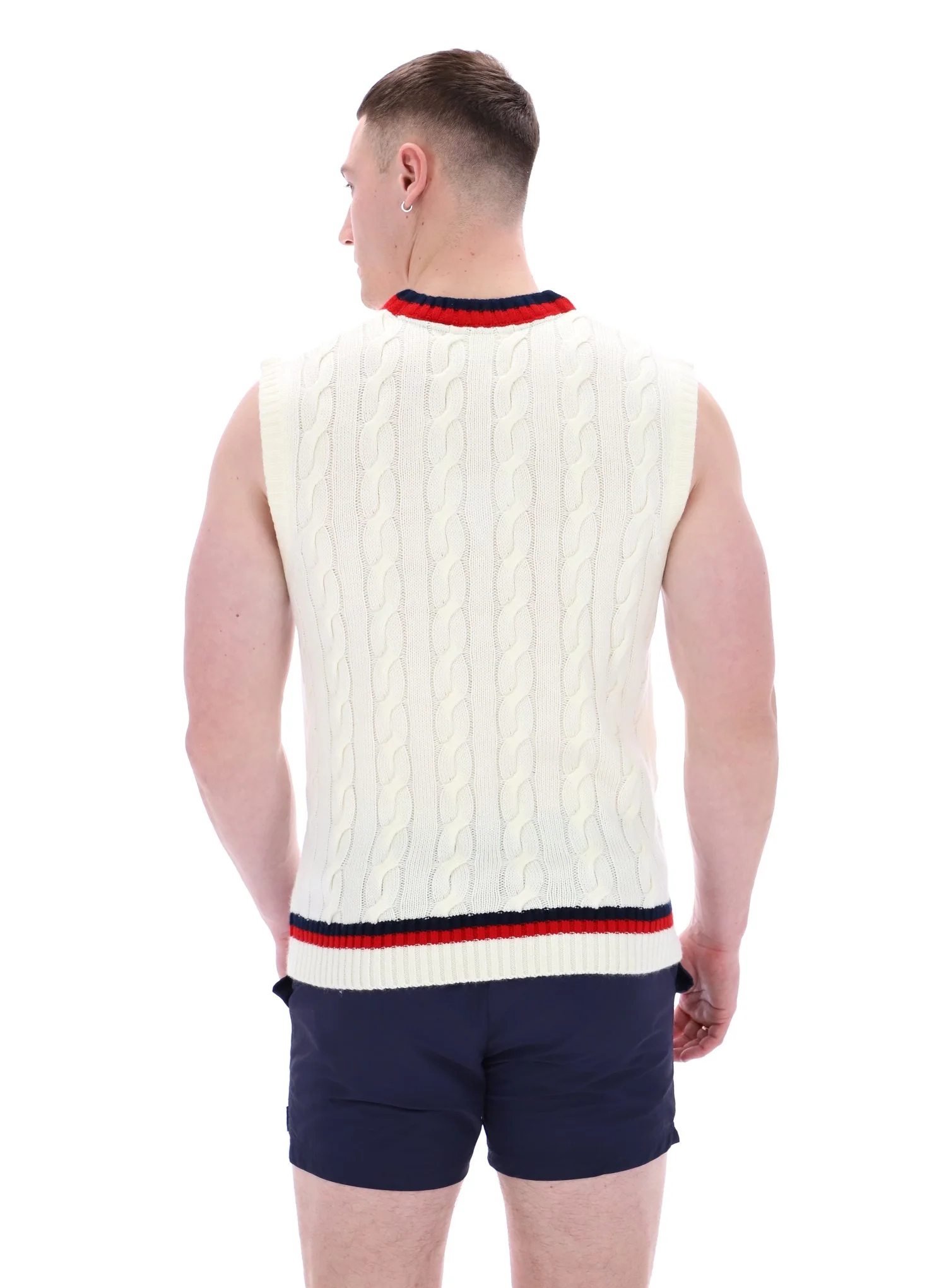 Gardenia Rufus Archive Cable Knit Vest - Image 15
