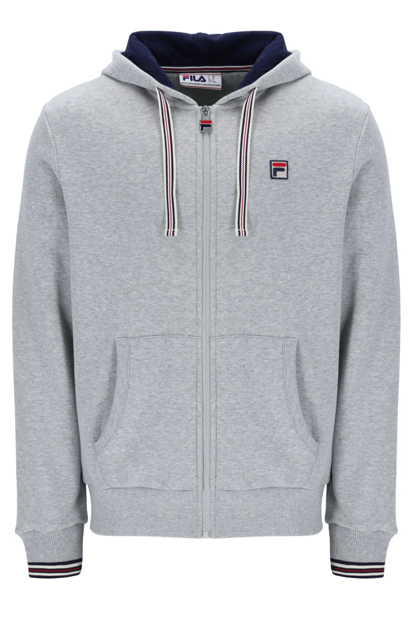 Grey Marl Tenconi Zip Up Hoodie - Image 2